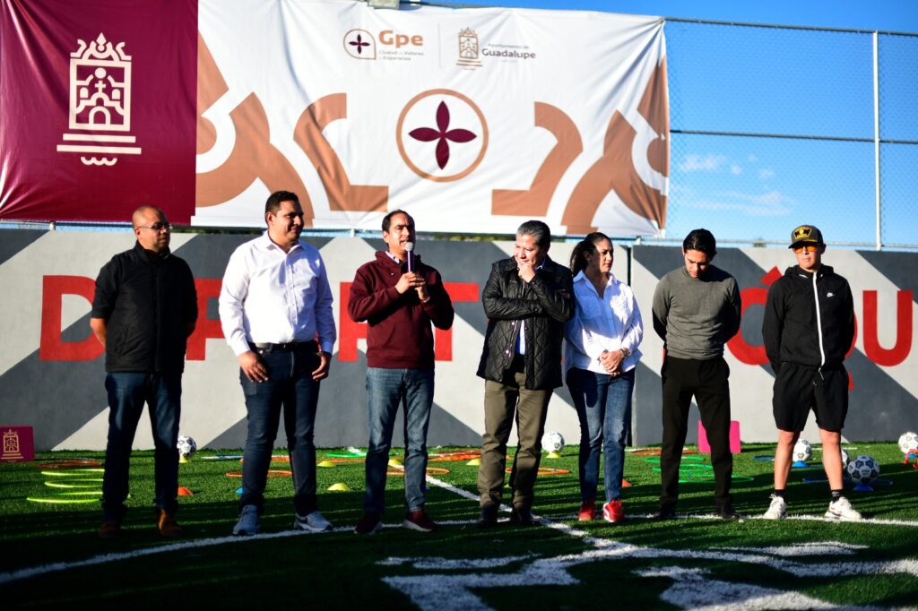 Cumplen Gobernador David Monreal y el Presidente Municipal Pepe Saldívar con el deporte en Guadalupe