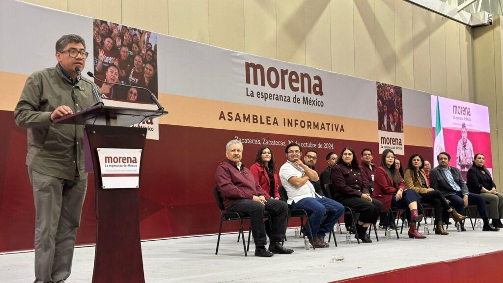 RECIBE SENADOR SAUL MONREAL A LADIRIGENCIA NACIONAL DE MORENA