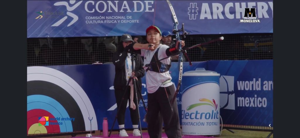 Conquista la Guadalupense Fuensanta MenaEl Abierto de Arquería “Dafne Quintero” en Monclova, Coahuila