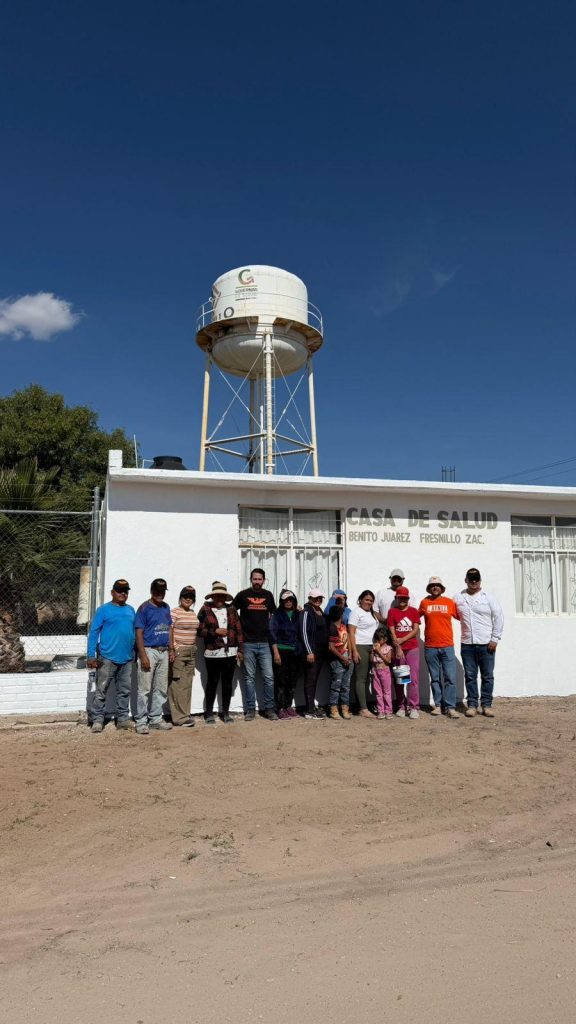 MOVIMIENTO CIUDADANO REHABILITA CASA DE SALUD EN LA COMUNIDAD BENITO JUÁREZ, FRESNILLO
