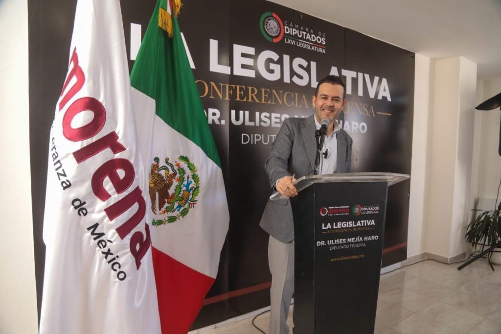 ULISES MEJÍA HARO IMPULSA REFORMA PARA PROTEGER A MUJERES E INFANCIAS