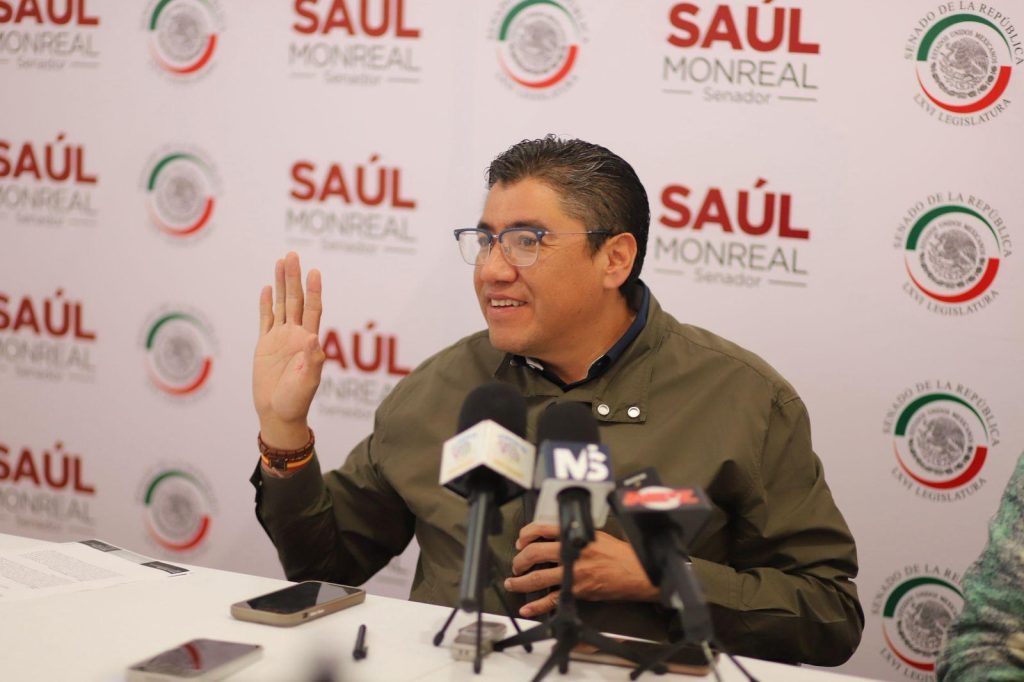 EL SENADOR SAÚL MONREAL ADVIERTE SOBRE SUB EJERCICIOS EN EL PRESUPUESTO ESTATAL