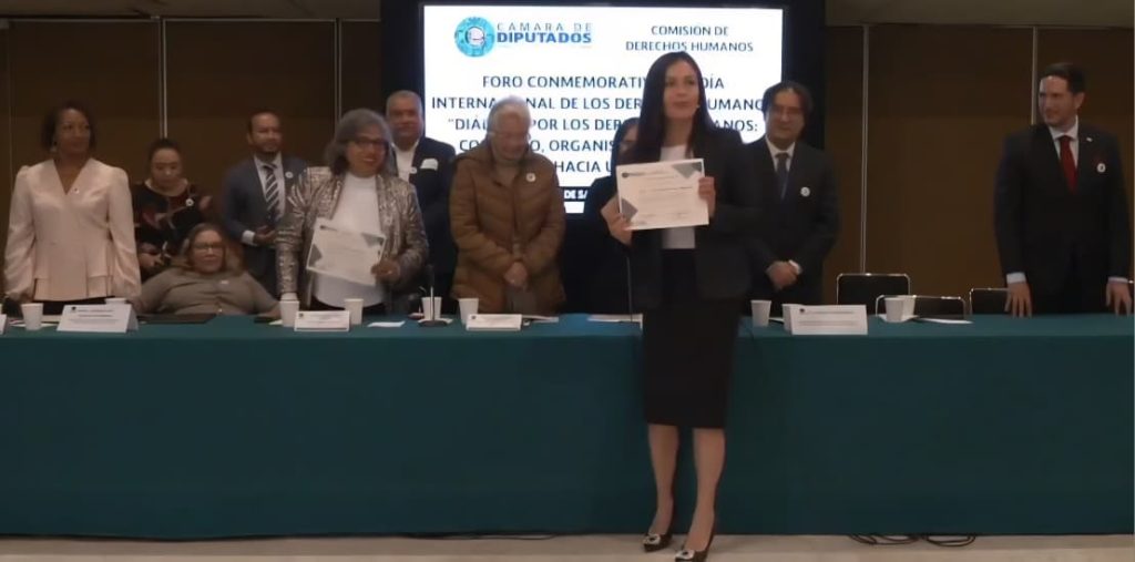 La CDHEZ participa en el Foro Conmemorativo del Día Internacional de los Derechos Humanos en la Cámara de Diputados
