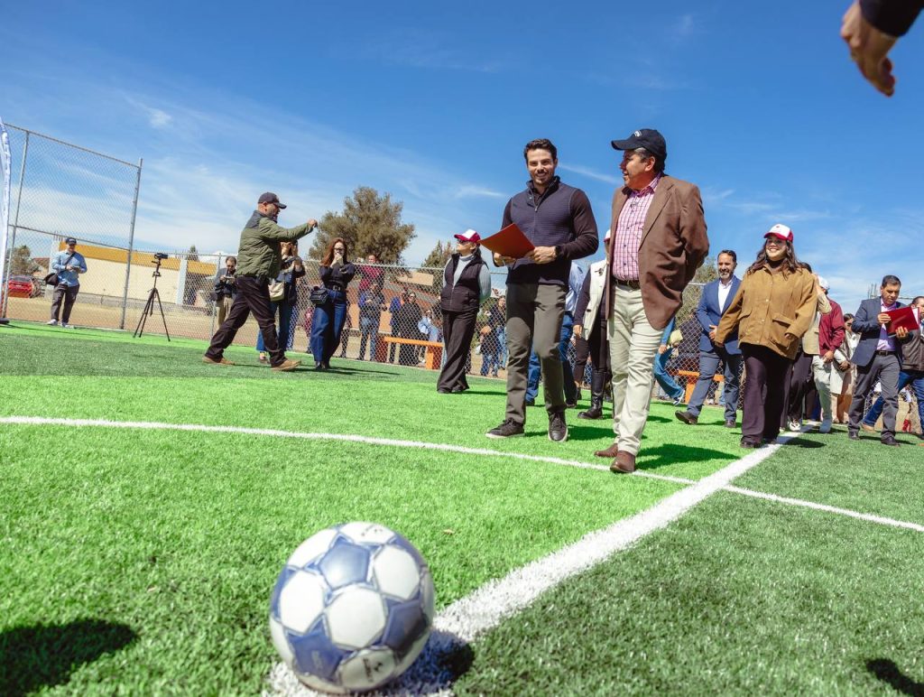 Anuncia Gobernador David Monreal construcción y rehabilitación de 100 canchas deportivas en este Año del Progreso 2026