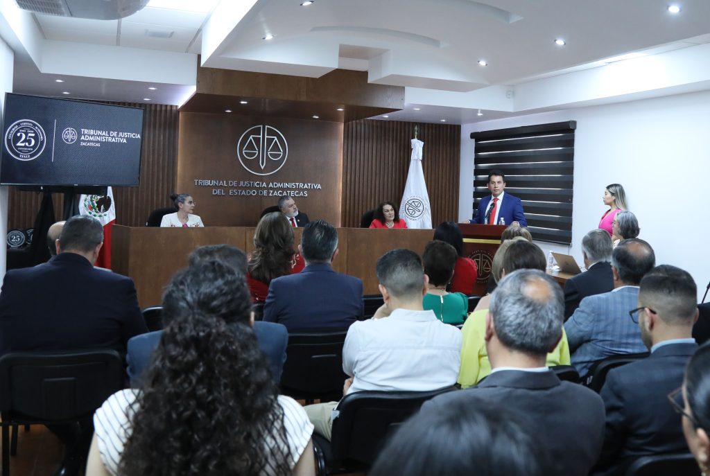 RESALTA MAGISTRADO PRESIDENTE EVOLUCIÓN Y FORTALECIMIENTO DE LA JUSTICIA ADMINISTRATIVA EN ZACATECAS