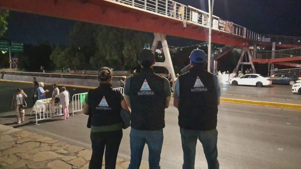 Derechos Humanos acompaña a personas detenidas en manifestación