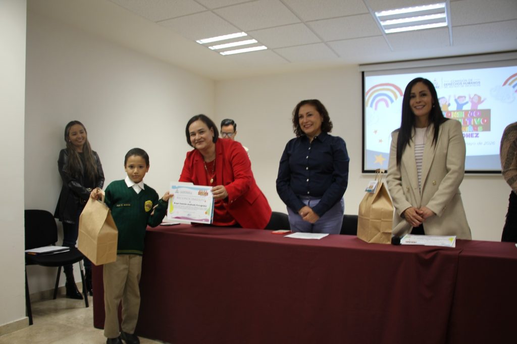 Promueve CDHEZ participación infantil y Cultura de Paz con Consejo Consultivo