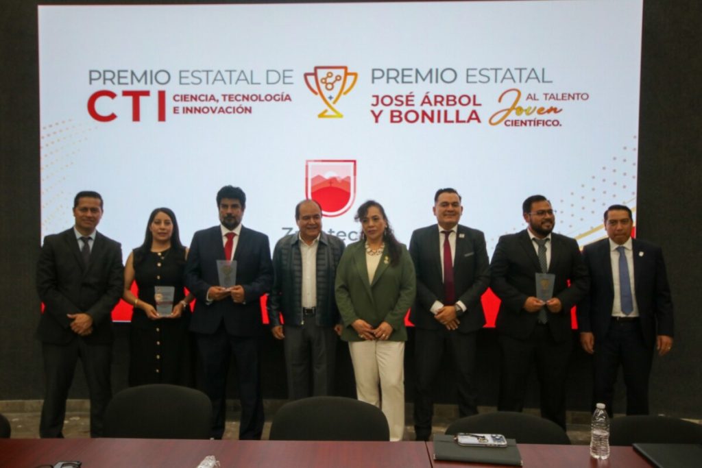 Entrega Gobierno de Zacatecas premios estatales de Ciencia Tecnología e Innovación y José Árbol y Bonilla, al talento joven