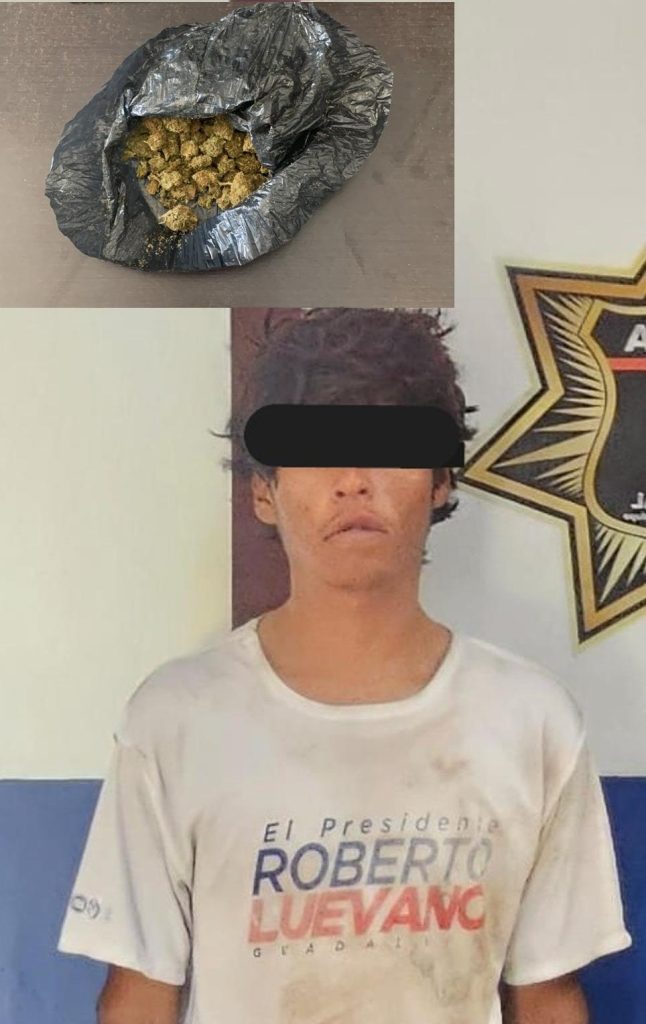 Detienen a Fernando N “Fercho” por presunto  narcomenudeo en Colonia África, de Guadalupe